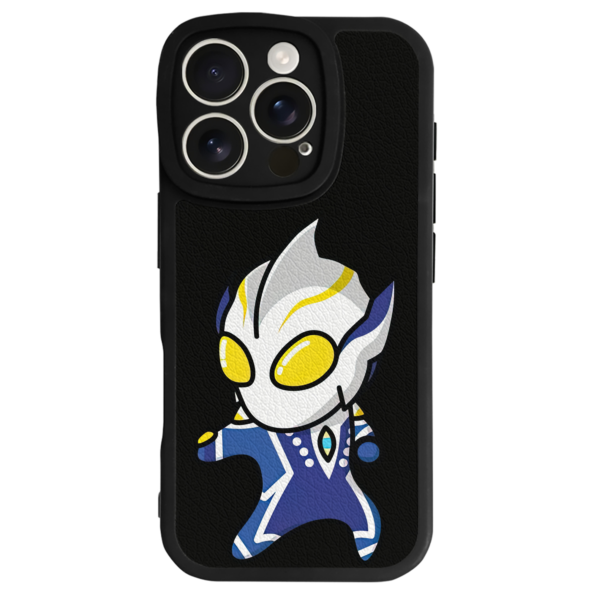 （画像用） ウルトラマン Ultraman 【iPhone 16シリーズ対応】シリコンスマホケース（レザー調） 材質：シリコン